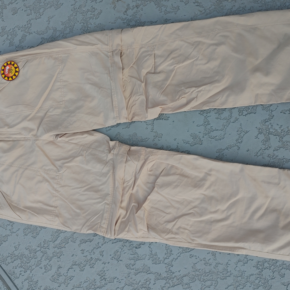 Cream Cargo Pants